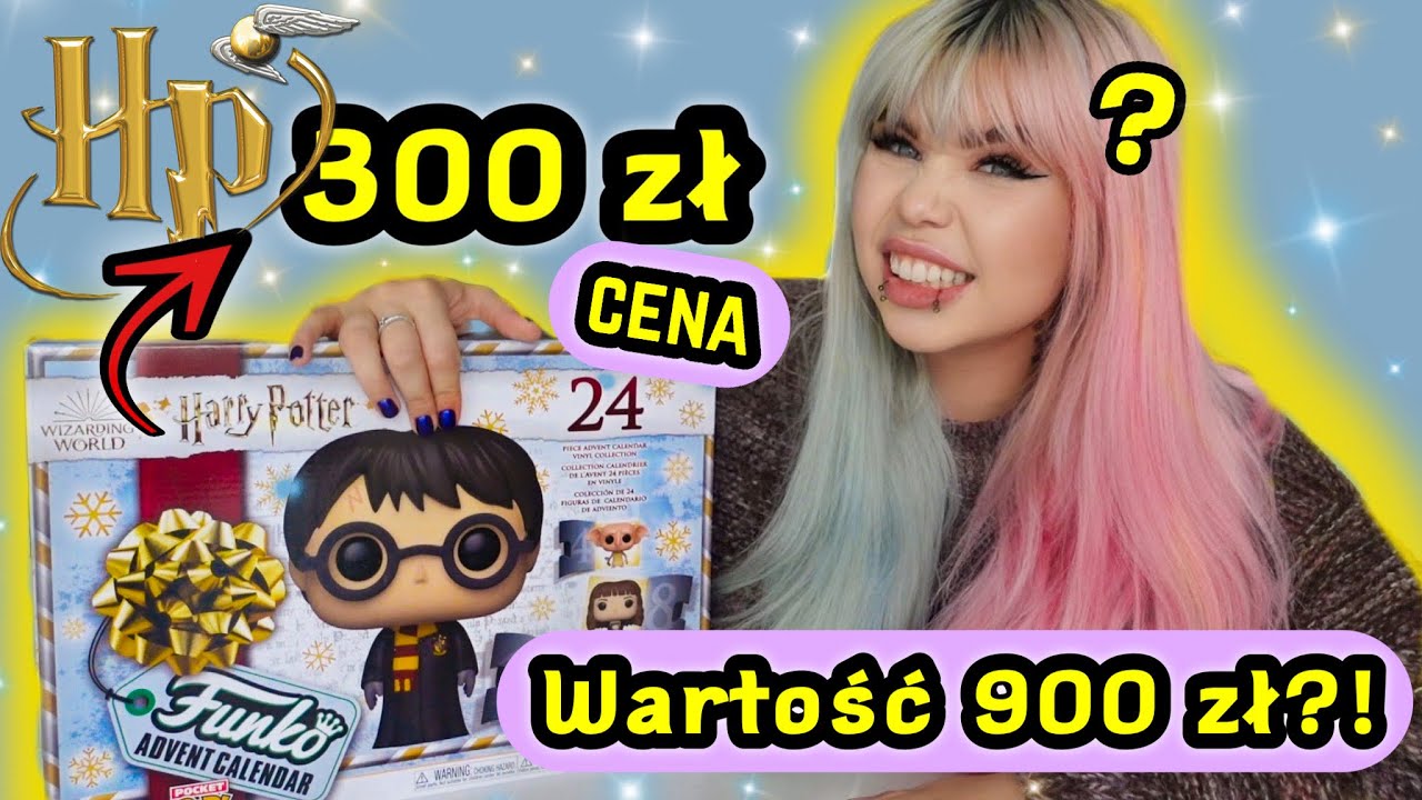 KALENDARZ adwentowy Harry Potter Funko Pop 2021 *uszkodzona figurka?*🎄 POTTERHEAD⚡️