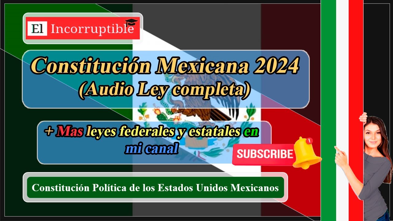 👩🎓 👨🎓 Constitución Política de los Estados Unidos Mexicanos - 2024 - última reforma 📕 📖 🎯😊