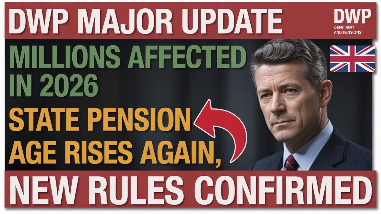 ⚠️ DWP Confirms UK State Pension Age Rises Again in 2026 &ndash; Millions Affected
