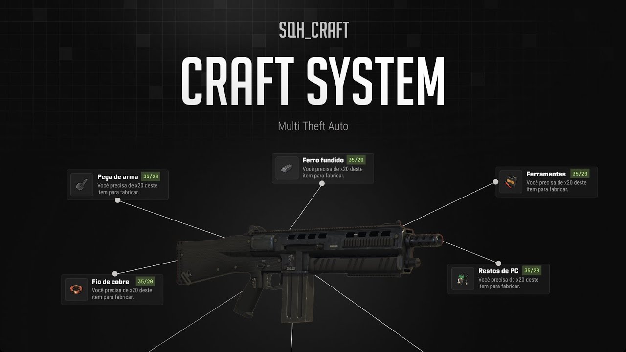 [MTA:SA] Craft System (Sistema de Craft) | Squash Codes