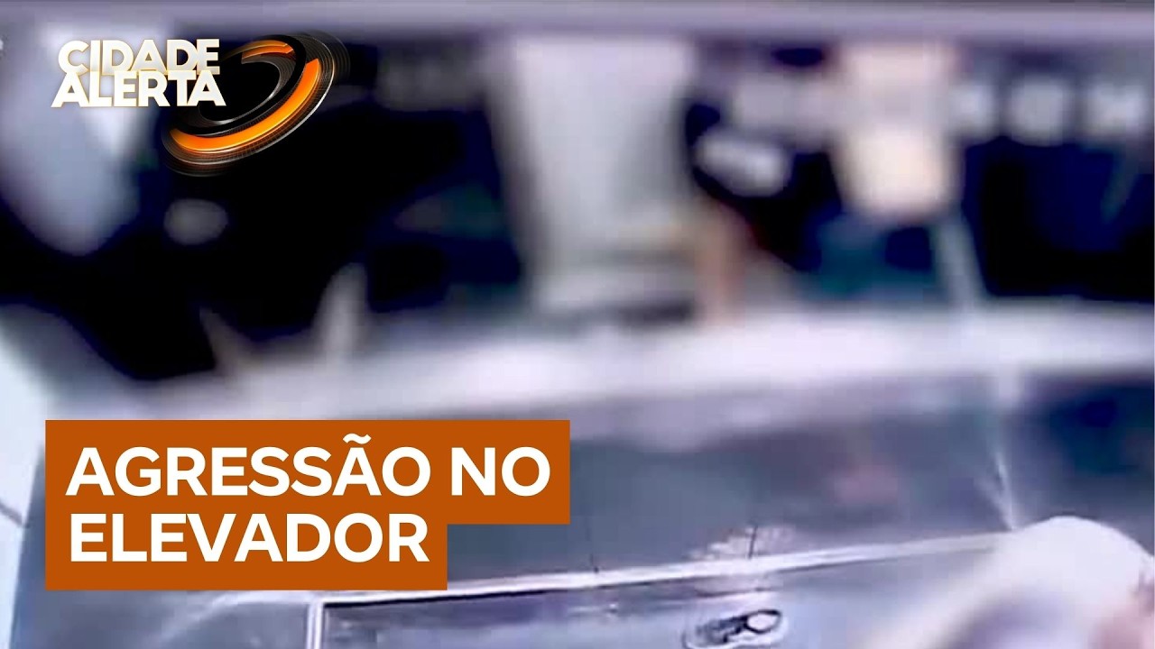Homem agride mulher no elevador, e polícia descobre que ele era estelionatário