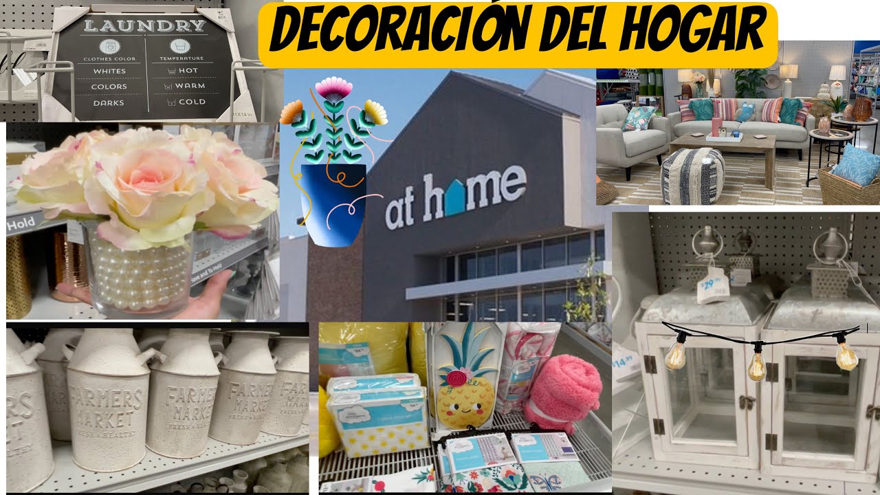 Buscando DECORACIÓN PARA EL HOGAR en la tienda AT HOME en Estados Unidos 🇺🇸