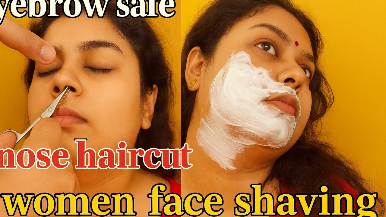 HOW I SHAVE FACE Woman Face Shaving Razor SHAVING #viralvideo