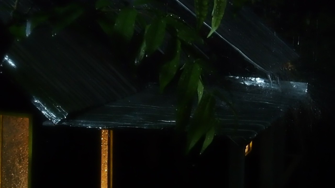 Засните через 3 минуты под 🌧️ сильный дождь по жестяной крыше и громкий гром