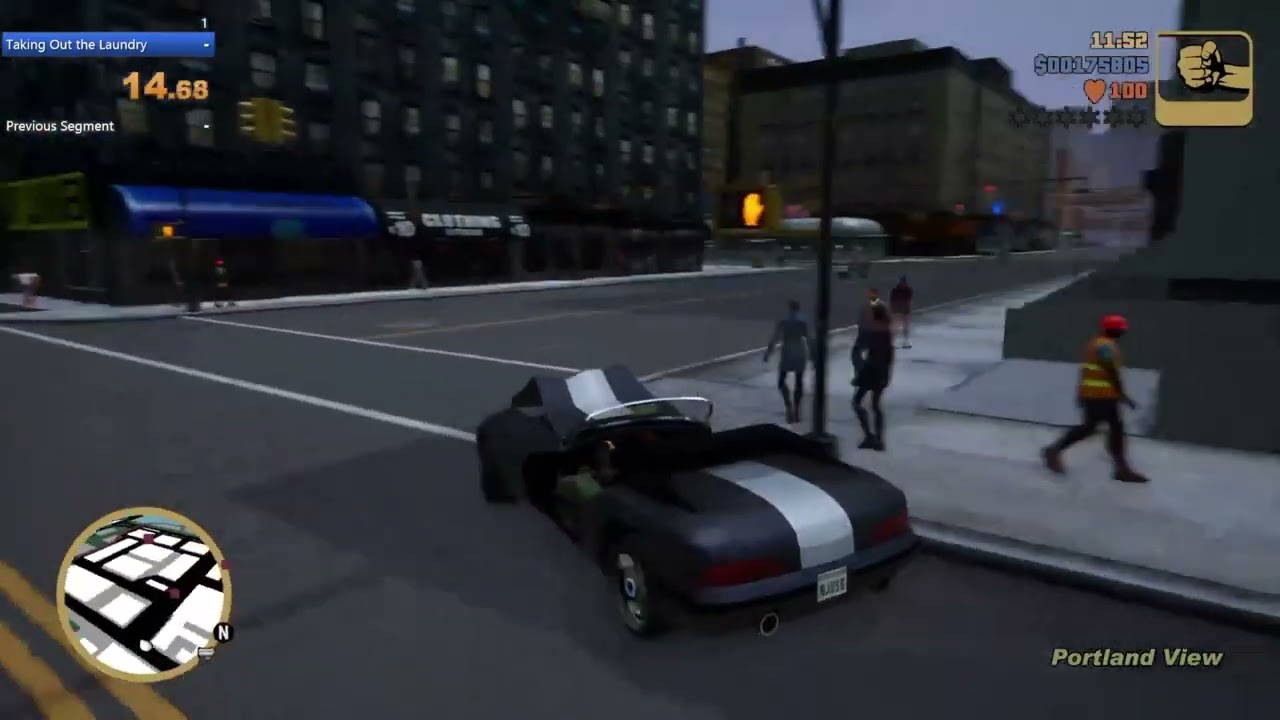 Gta 3 Definitive Edition Taking Out the Laundry In 0:36 FWR