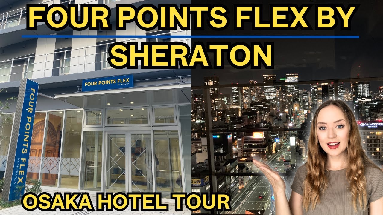 Central Location in Osaka Under $80 | Four Points Flex by Sheraton Osaka Honmachi Hotel Tour