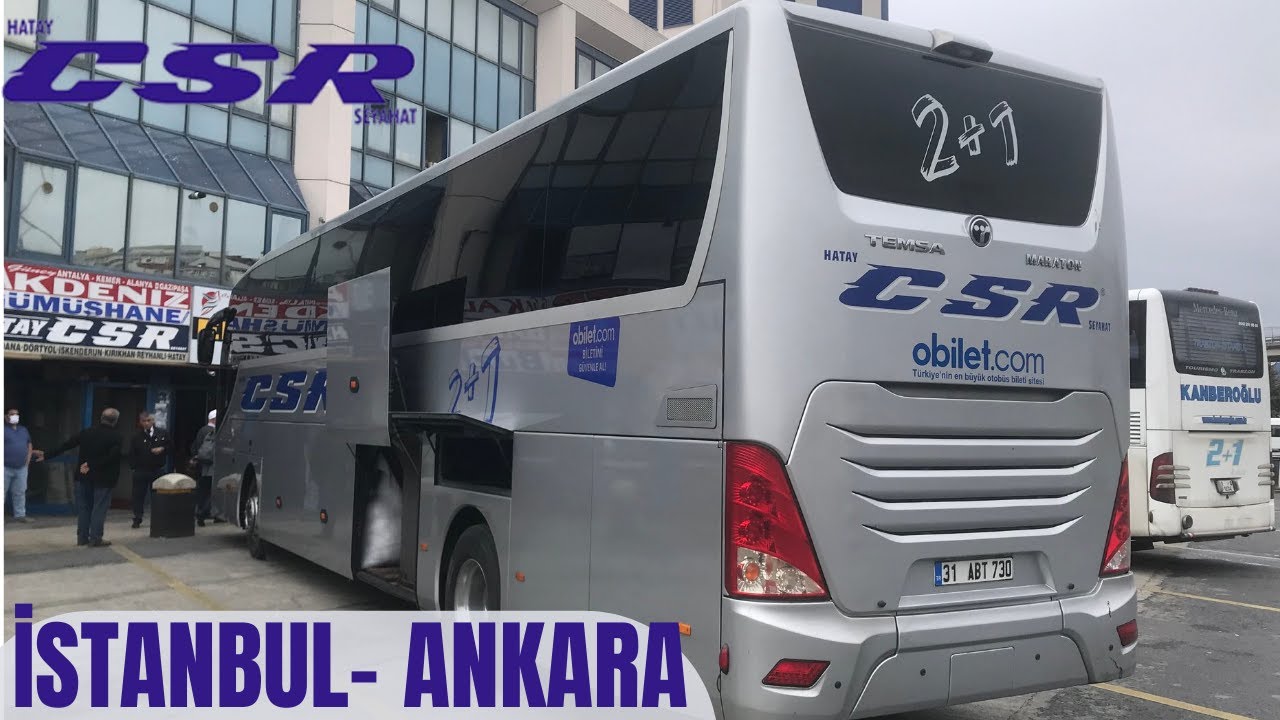 HATAY CSR SEYAHAT| TEMSA MARATON| OTOBÜS YOLCULUĞU VİDEOSU| İSTANBUL ESENLER OTOGAR- ANKARA (AŞTİ)
