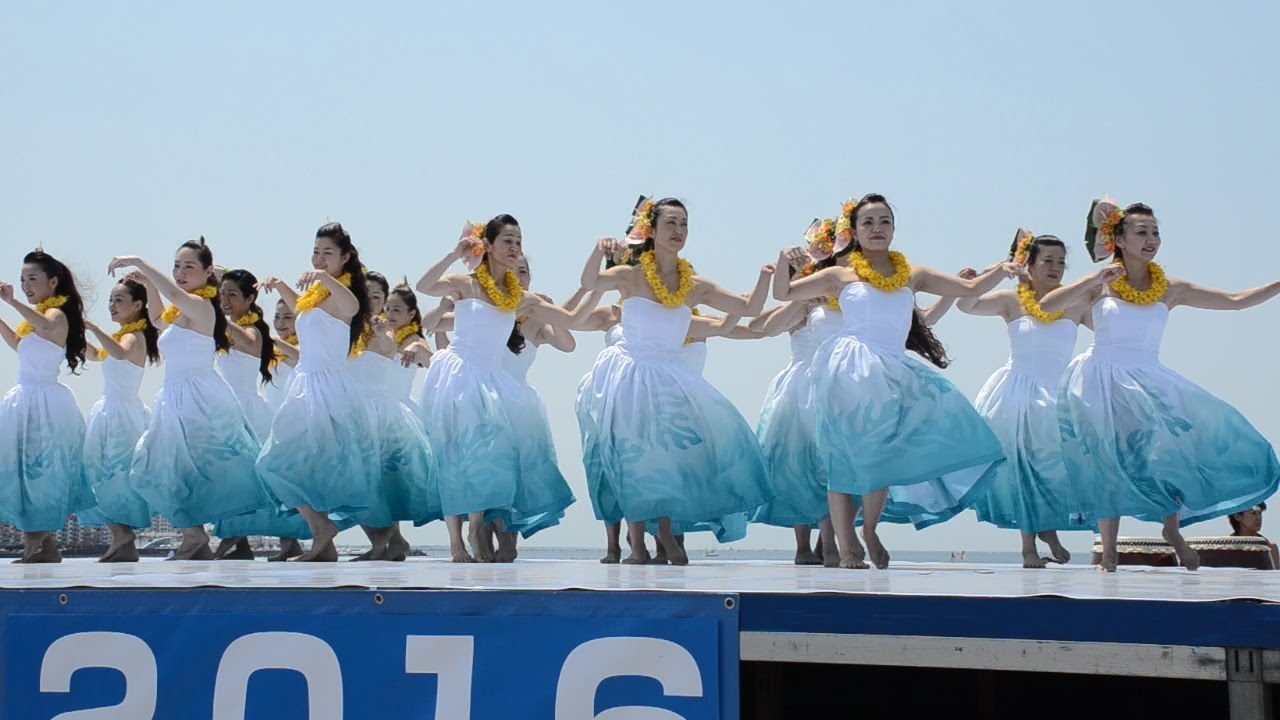 Manu Mele　Hula Halau 'O Ululani　vol.1　鎌倉ビーチフェスタ 2016　由比ヶ浜海岸