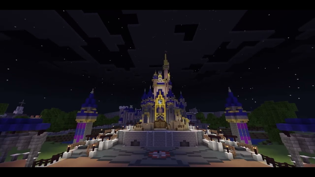 Disney logo 2006 in Minecraft #disney #logo #minecraft
