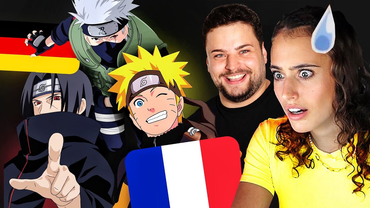 SIE schaut NARUTO in VERSCHIEDENEN SPRACHEN.. 😂😲