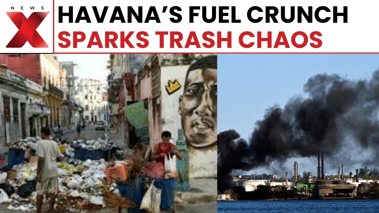 Waste Chaos in Cuba: Fuel Crisis Chokes Havana as Garbage Piles Up Across Streets & Seafronts |NewsX