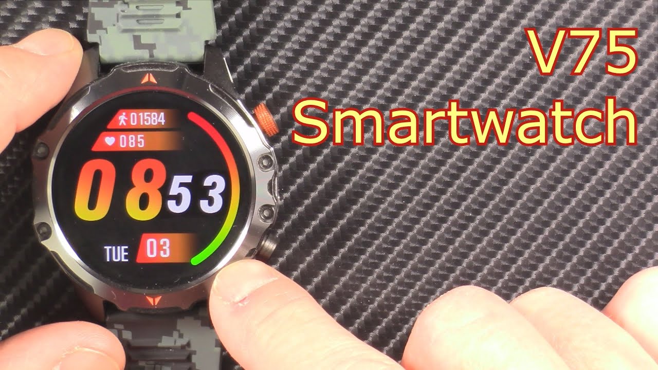 Recenzja smartwatcha GetFitSoo V75 | Wytrzymały, ekonomiczny smartwatch w stylu wojskowym