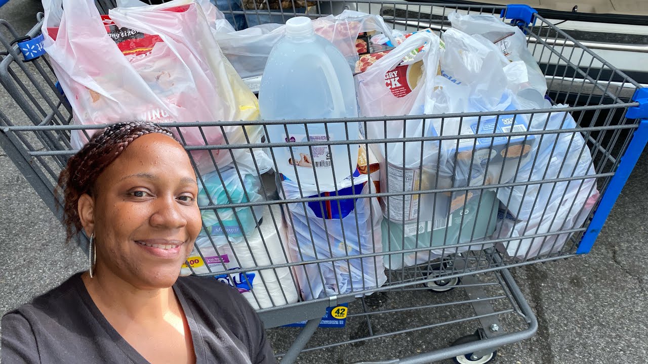 SHOPPING FOR MY LARGE FAMILY