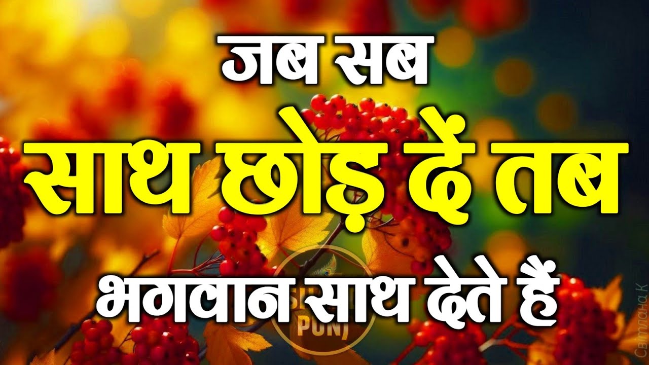 जब सब साथ छोड़ दें तब भगवान साथ देते है | Best Motivational Speech | Hindi Quotes #motivation