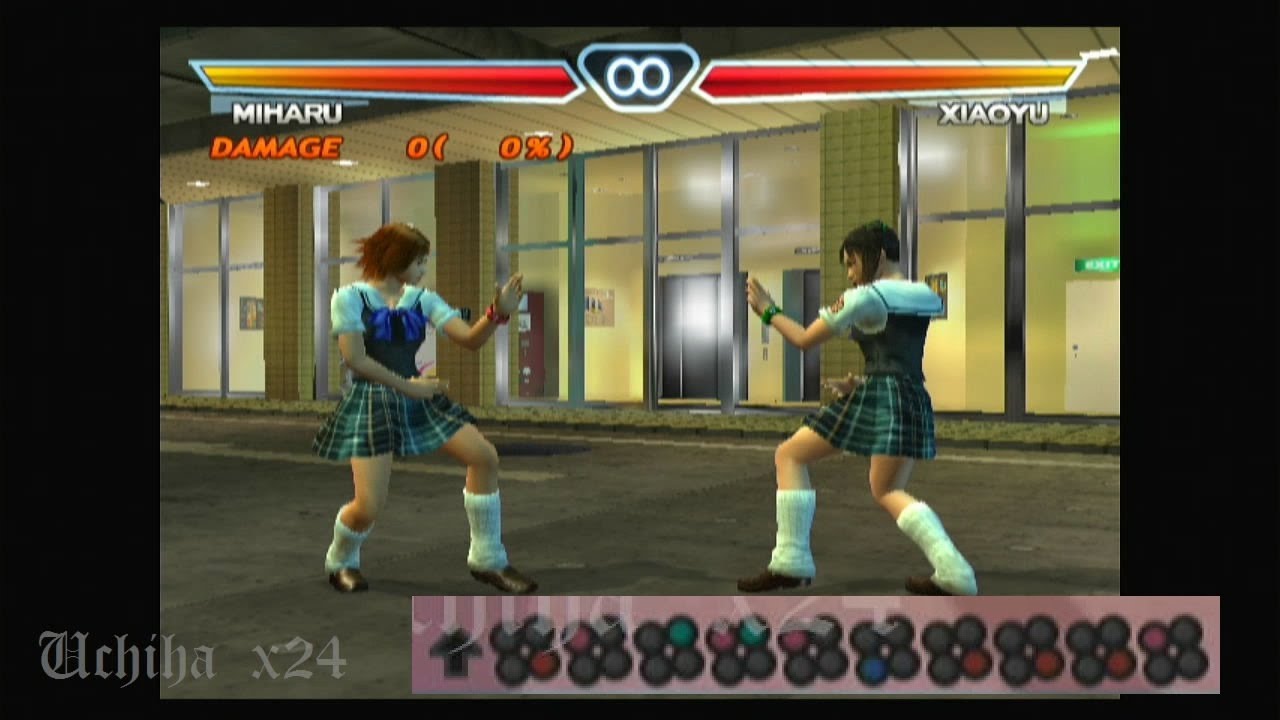 Miharu Comand List vs Xiaoyu - Tekken 4 PS2-PS3 ( Uchiha x24 ) (124 T)