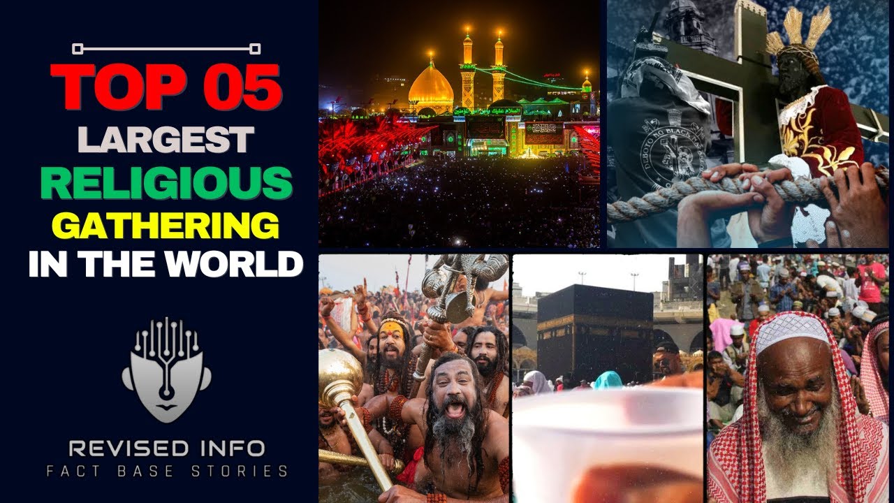 Top 05 Largest Religious Gathering In The World | Amazing Fact | @revisedinfo