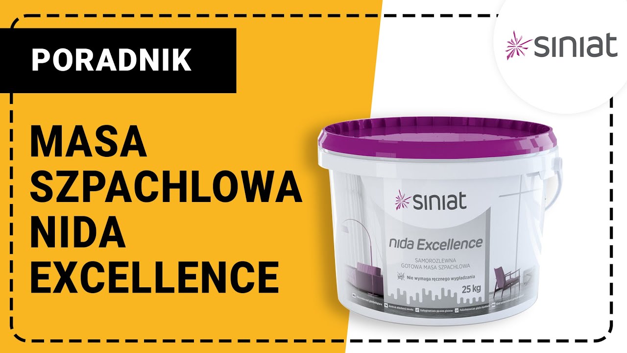 PORADNIK - Masa szpachlowa Nida Excellence - Siniat