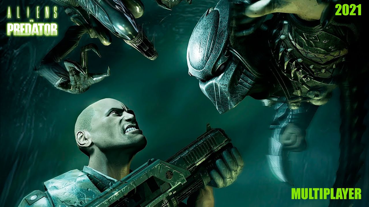 ALIENS VS PREDATOR (2010) Multiplayer: Marine gameplay
