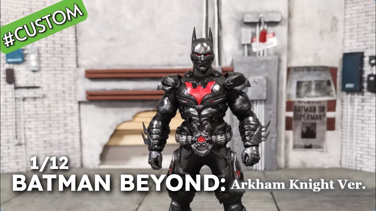 Custom 1/12 Batman Beyond: Arkham Knight Ver. action figure #dc #batman #batmanbeyond #mezco #arkham