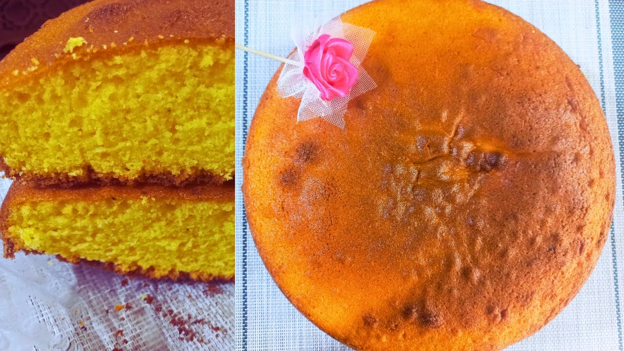 My mom said this saffron cake tastes better than bakery ones