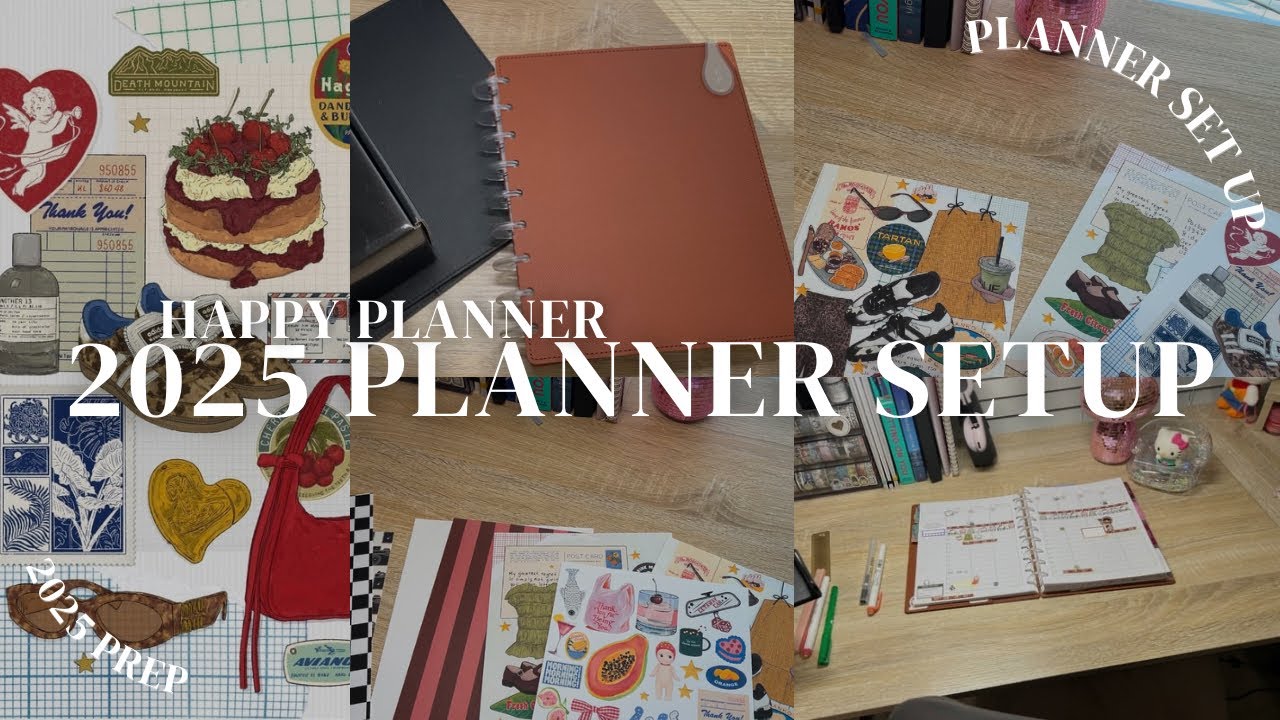 2025 HAPPY PLANNER SET UP | 2025 PREP | THE HAPPY PLANNER