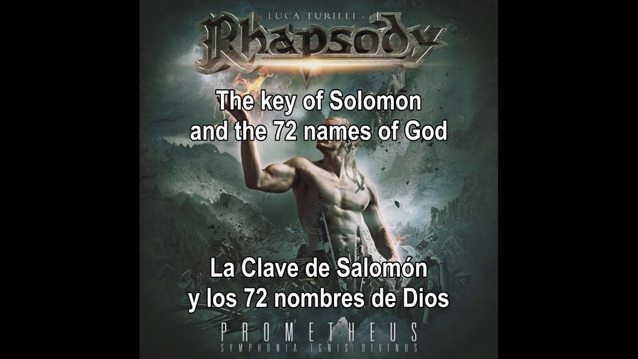LT's Rhapsody - King Solomon And The 72 Names Of God (Lyrics & Sub. Espa&ntilde;ol)