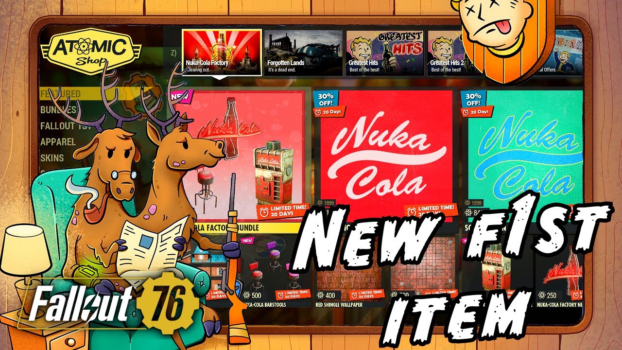 Fallout 76: Atomic Shop - New Nuka Cola Bundle & F1st Item. 28 January 2025