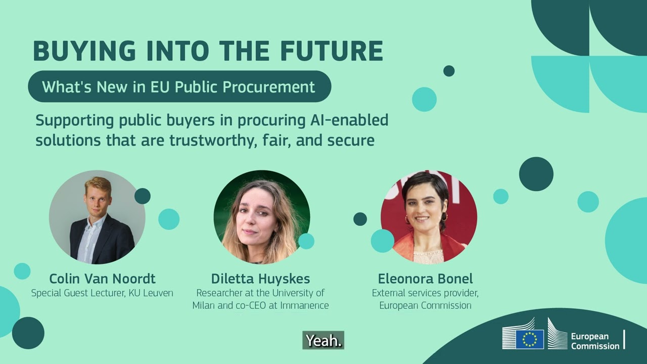 Supporting public buyers in procuring AI-enabled solutions that are trustworthy, fair, and secure