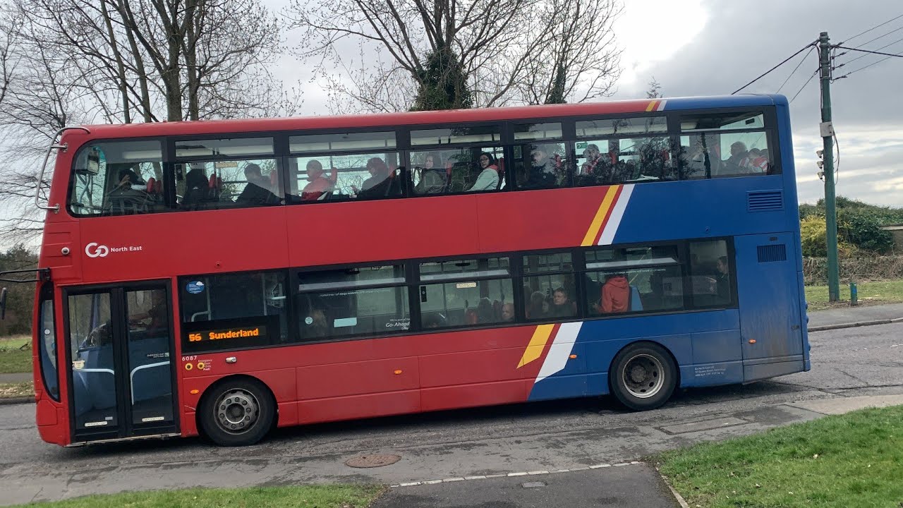 Spare Cityrider bus - Cityrider 56 to Sunderland - Go North East 6087 - NL63 YHP