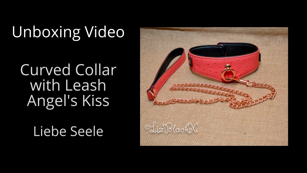 Unveiling Elegance: Liebe Seele's Angel's Kiss Leather Curved Collar | Product Unboxing