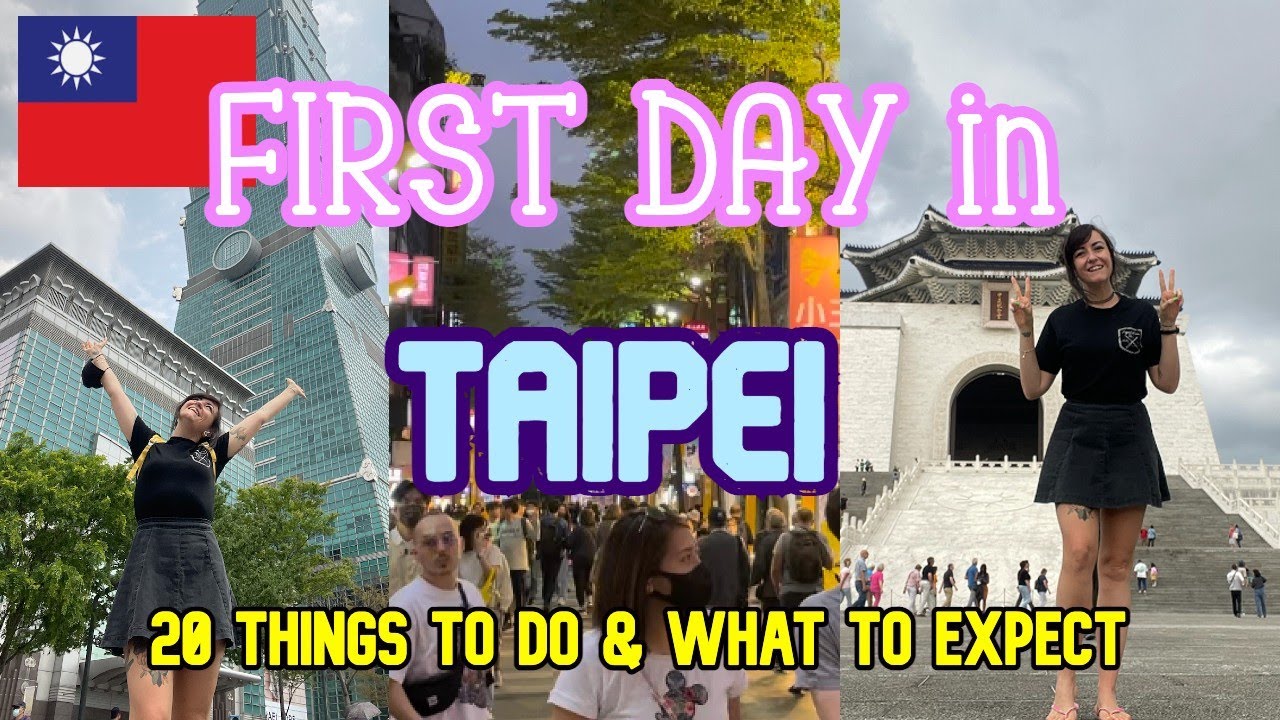 My First Day in Taipei 🇹🇼 Taiwan First Time Travel VLOG ✈️ 20 Things to Do and What to Expect 2023 🤯