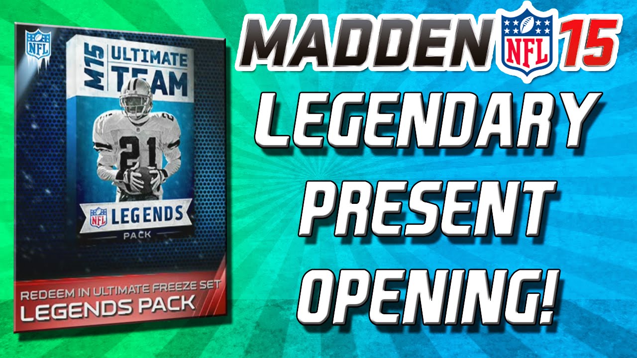 Madden 15 Ultimate Team - LEGENDARY PRESENT! NEW Gifts - MUT 15