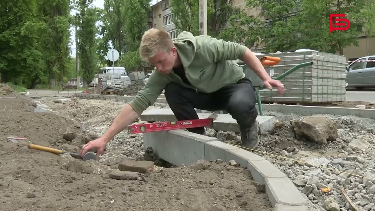 В Белгороде полным ходом идёт обновление скверов