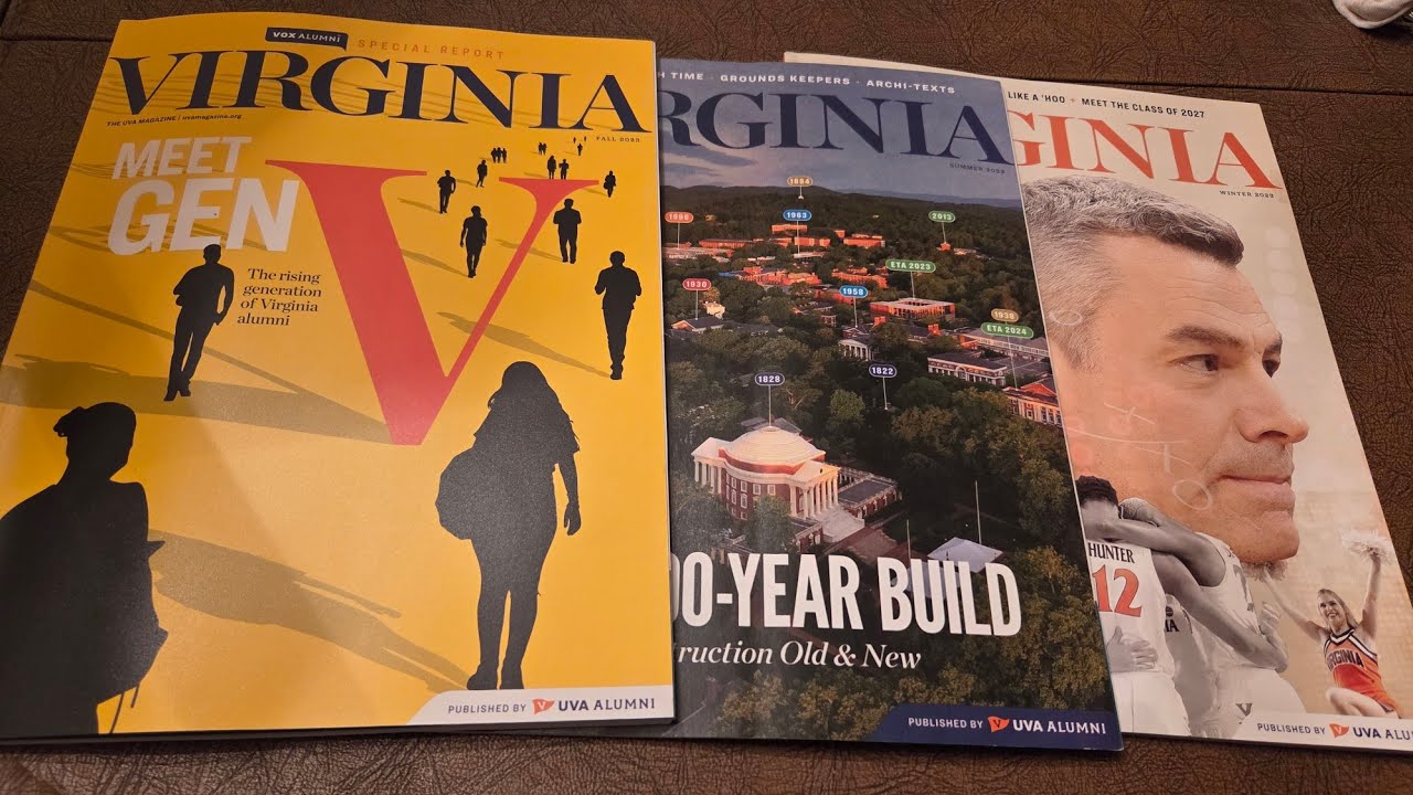 ASMR Page Turning Virginia Magazine 2023