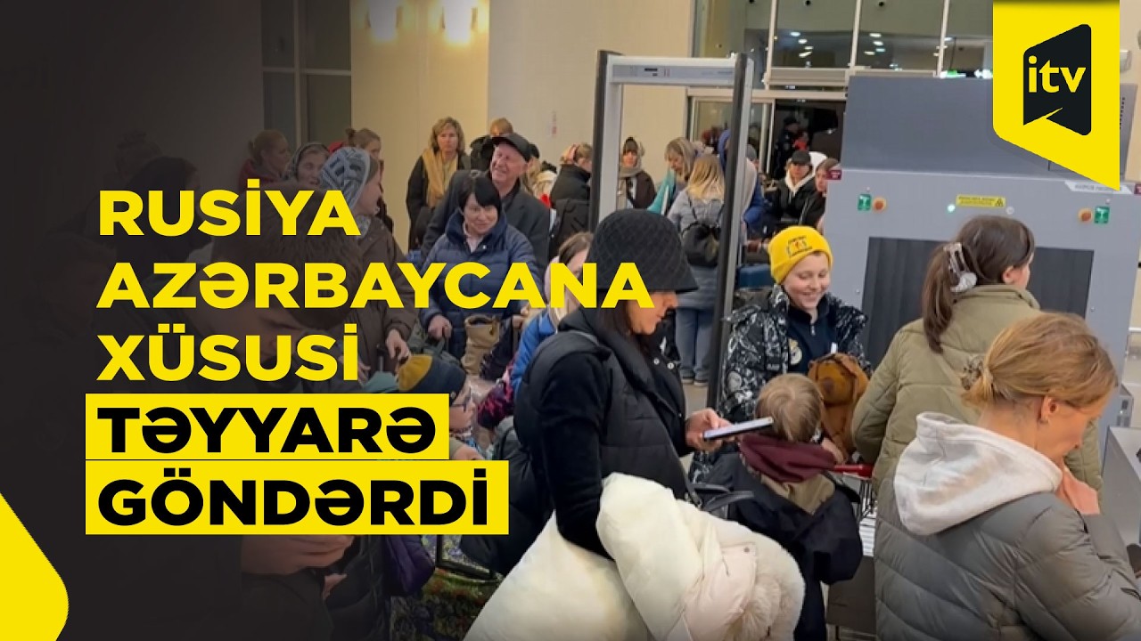 İranda qalan Rusiya vətəndaşları Azərbaycan sərhədindən keçərək ölkələrinə qayıtdılar