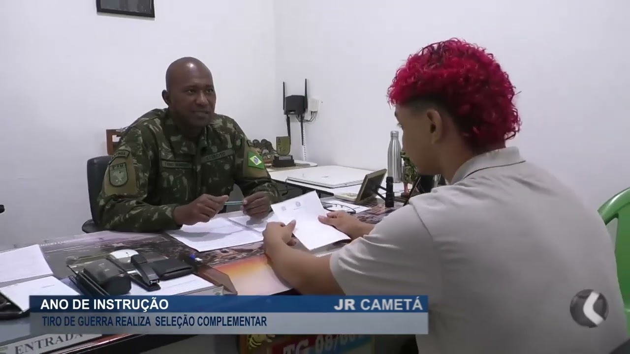 TIRO DE GUERRA REALIZA A SELEÇÃO DOS NOVOS ATIRADORES PARA O ANO DE INSTRUÇÃO.