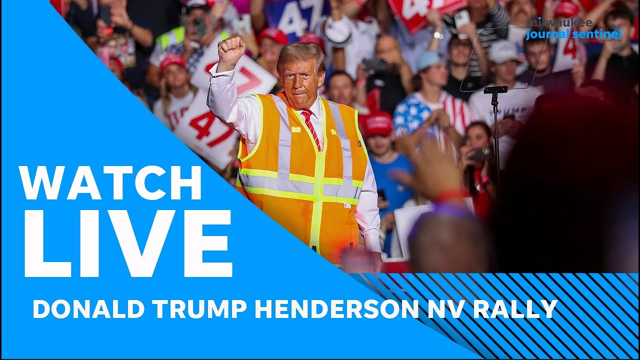 Live: Donald Trump rally in Henderson, suburb of Las Vegas, courts Nevada voters on Halloween