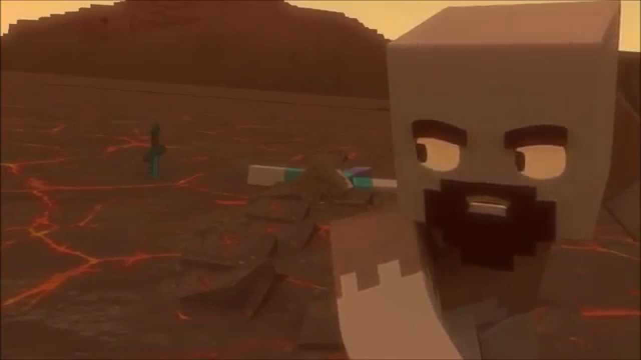 Steve vs Herobrine Animation amv (Linkin Park - Numb )