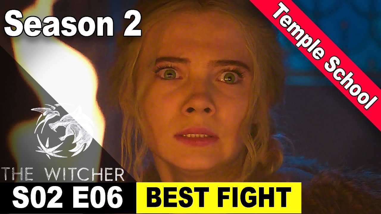 The Witcher Season 2 Episode 6 BEST FIGHT SCENE | Temple School Fight