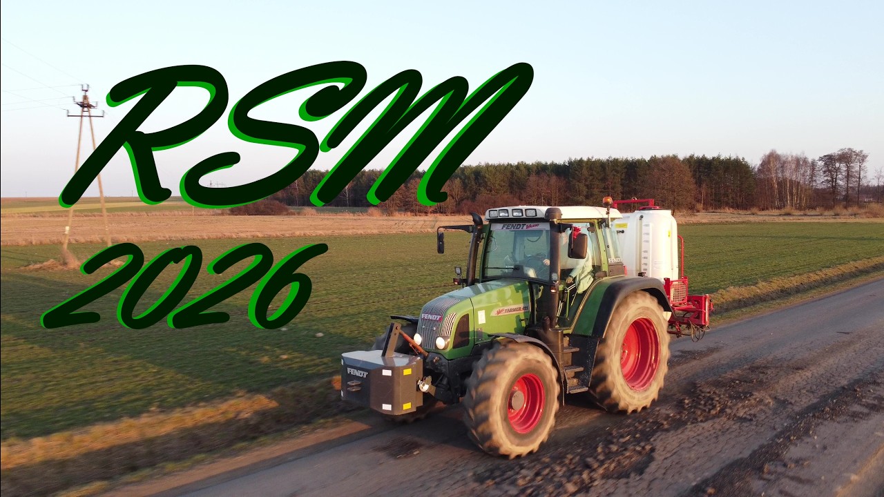 AKCJA NAWOZY 2026! 🚀 FENDT 411 & Lisicki 15m | Rozlewanie RSM | DJI Mini 2