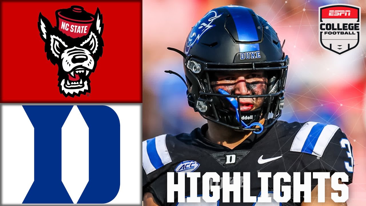 NC State Wolfpack против Duke Blue Devils | Полные обзоры матча | ESPN CFB