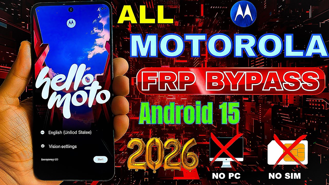 How To Bypass Google Lock on Motorola (Android 15)Easy & Safe Method | No PC 
