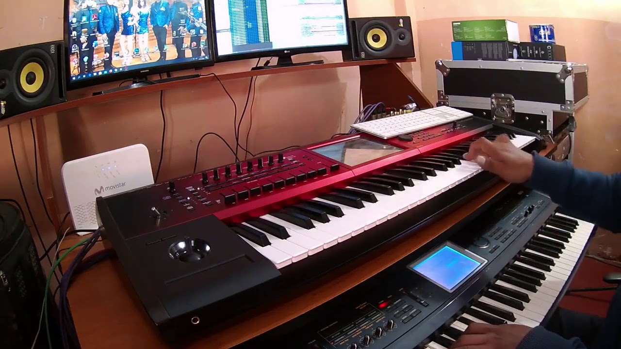 REMIX DE LOS RONISH EN KORG KRONOS TRITON EXTREME - SAMPLES SUREÑOS.