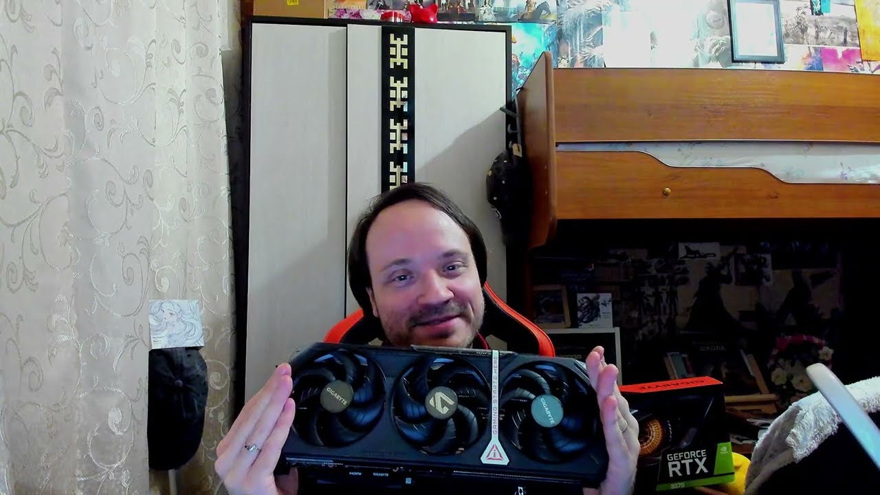 Распаковка Gigabyte Видеокарта GeForce RTX 5070 GAMING OC 12 ГБ и Сравнение Итоги с RTX 3070.