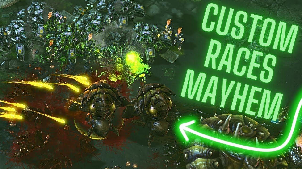 StarCraft 2 Double Trouble: Custom Races Mayhem in a 2v2 Co-Cast!