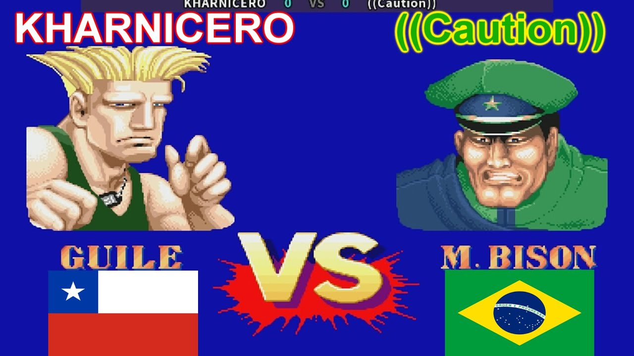 Street Fighter II': Champion Edition - KHARNICERO vs ((Caution))