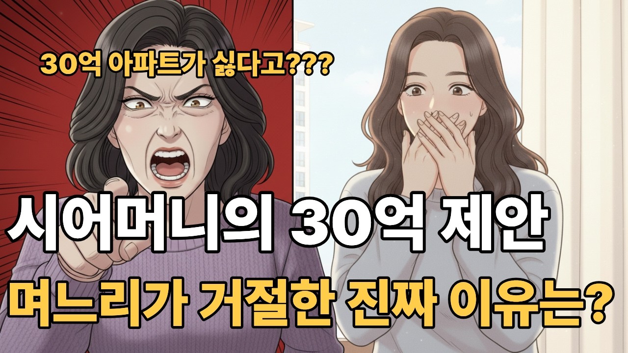 [실화] 30억 앞에서도 안 흔들린 며느리, 도대체 무슨 사연이?? | 실화사연 | 인생사연 | 감동사연 | 막장사연 | 제보사연 |