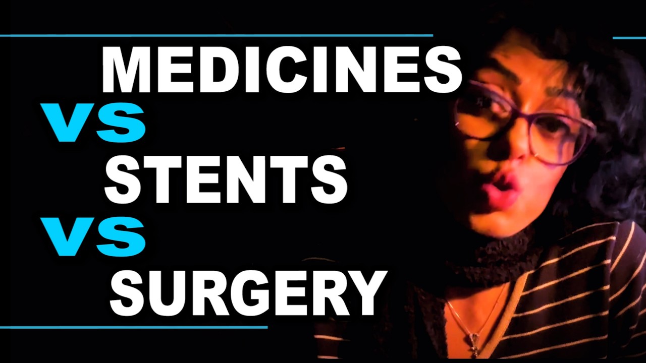 BLOCKED HEART ARTERIES : MEDICINES vs STENTS vs BYPASS SURGERY (Explained Simply)