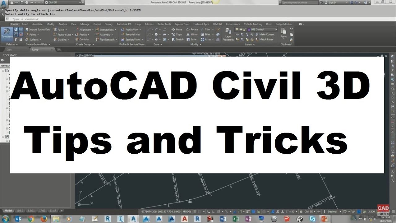 Советы и рекомендации по работе с AutoCAD Civil 3D