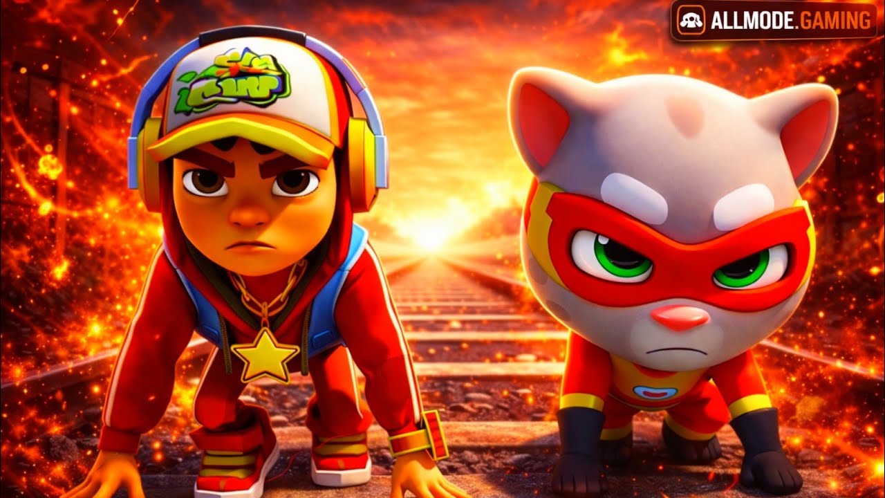 Subway Surfers vs Talking Tom Hero Dash 🔥 | Best Offline Running Game 2026